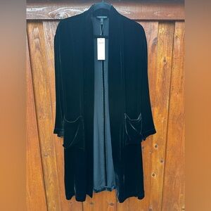 Eileen Fisher velvet cardigan